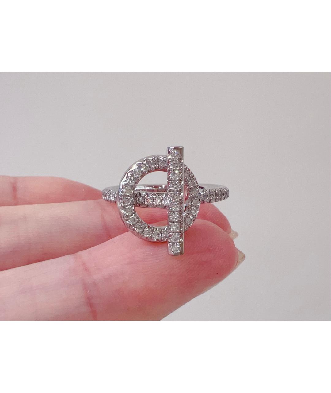 HERMES Серебряное кольцо из белого золота, фото 9
