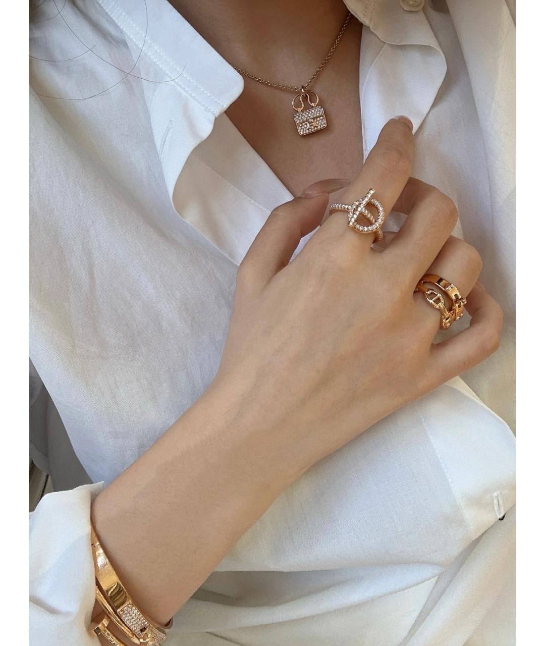 HERMES Серебряное кольцо из белого золота, фото 7