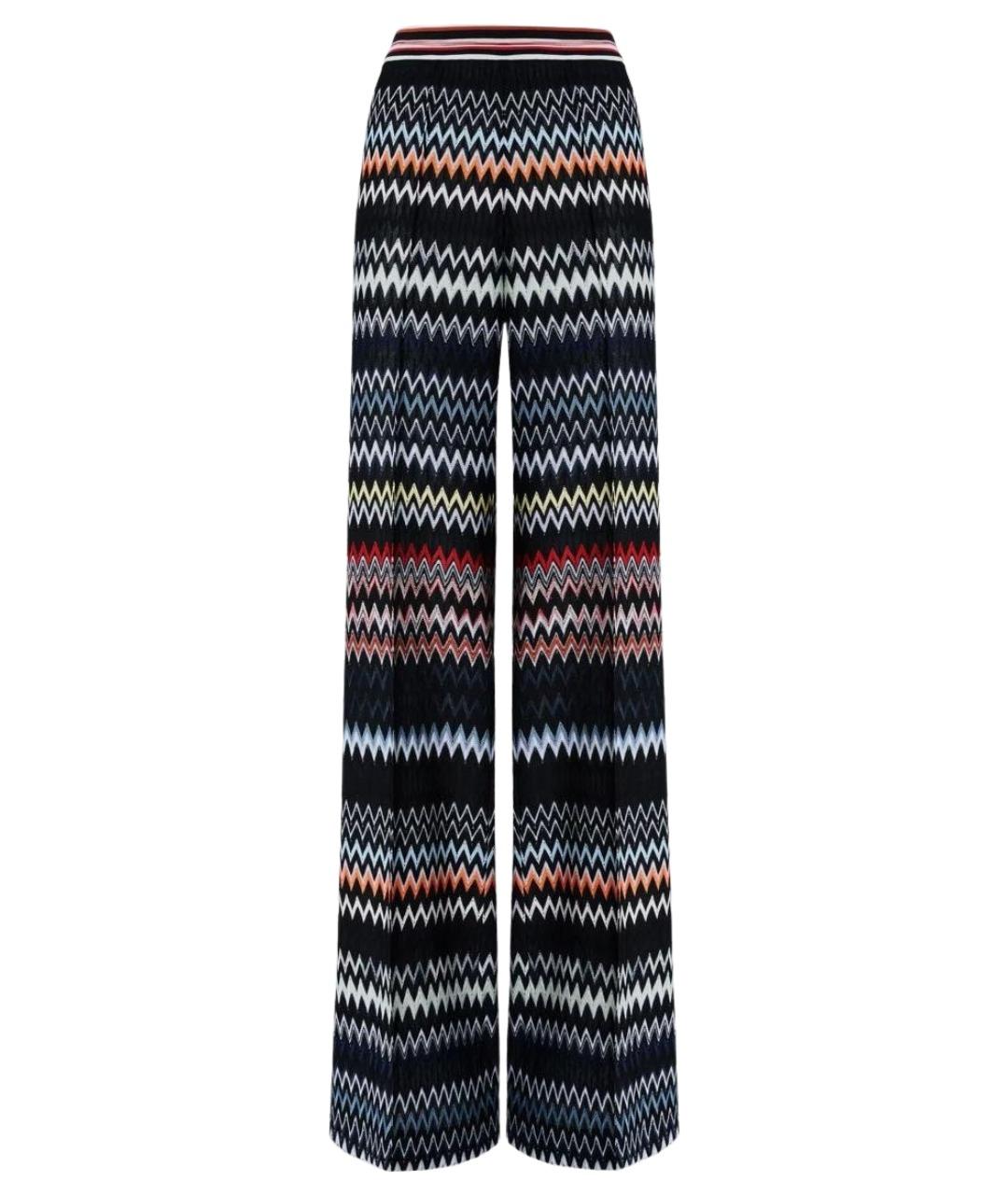 MISSONI Мульти вискозные прямые брюки, фото 1