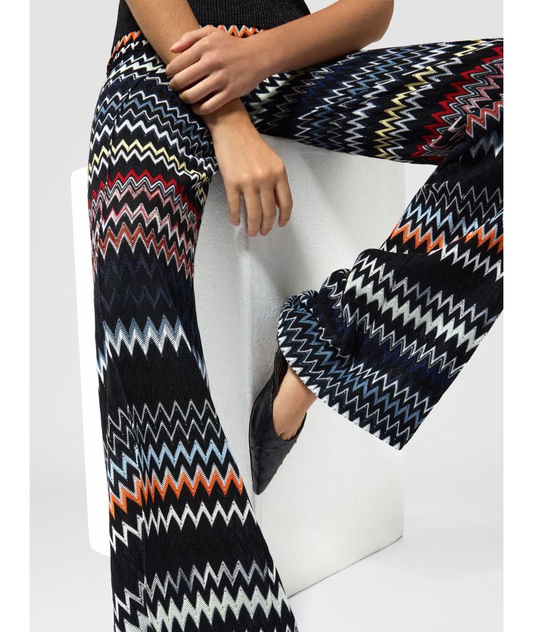 MISSONI Мульти вискозные прямые брюки, фото 3