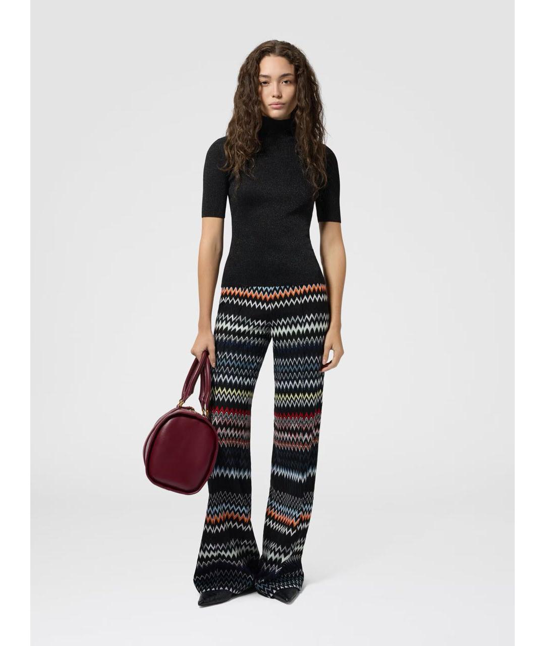 MISSONI Мульти вискозные прямые брюки, фото 5