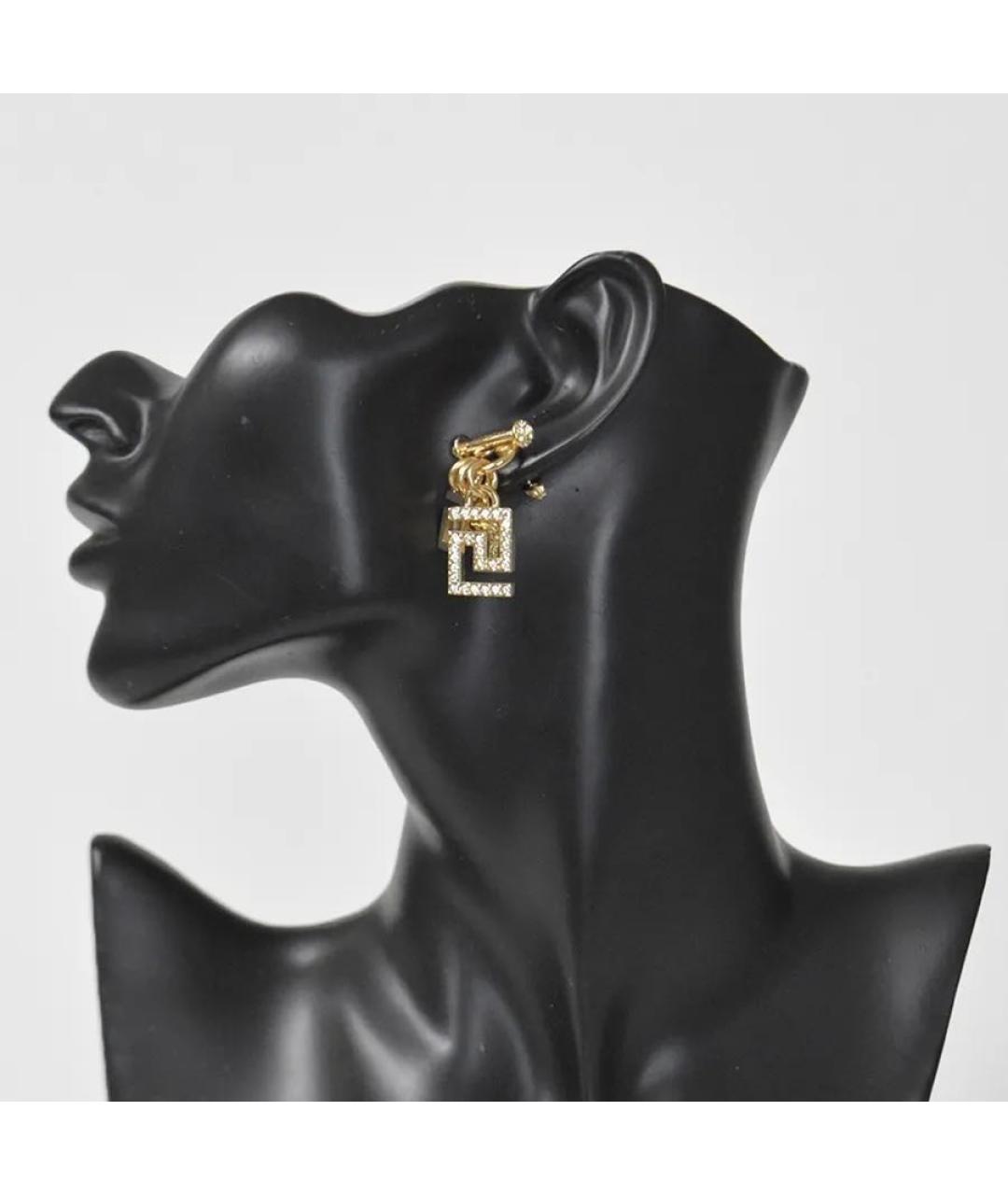 VERSACE Золотые серьги, фото 4