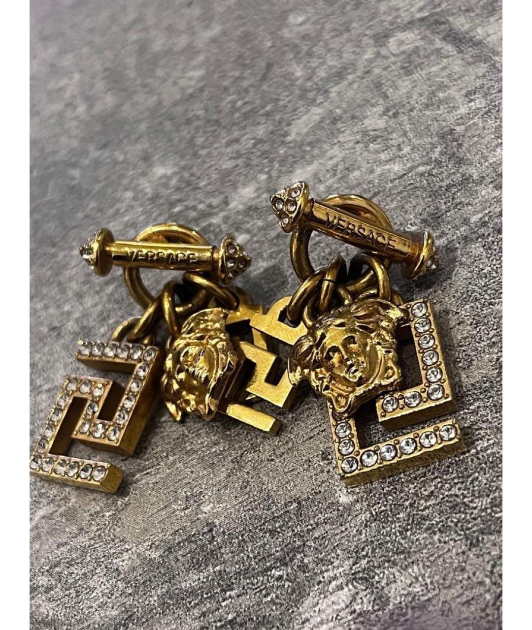 VERSACE Золотые серьги, фото 6