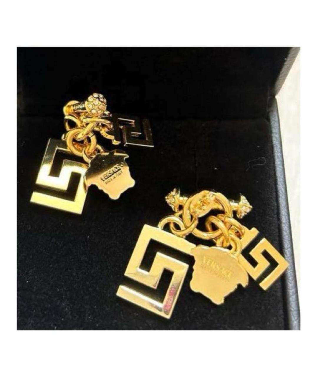 VERSACE Золотые серьги, фото 2