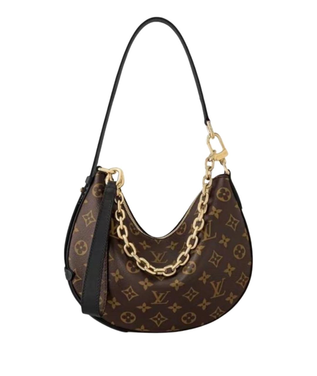 LOUIS VUITTON Коричневая сумка с короткими ручками из канвы, фото 1