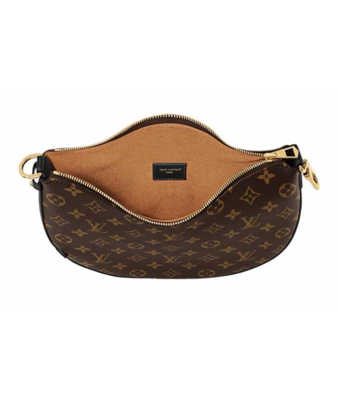 LOUIS VUITTON Коричневая сумка с короткими ручками из канвы, фото 4
