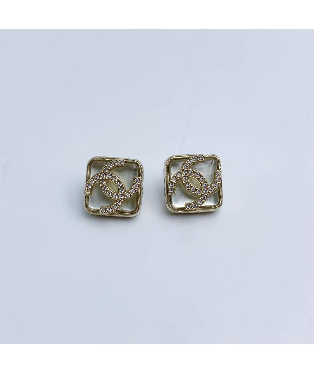 CHANEL Золотые серьги, фото 2