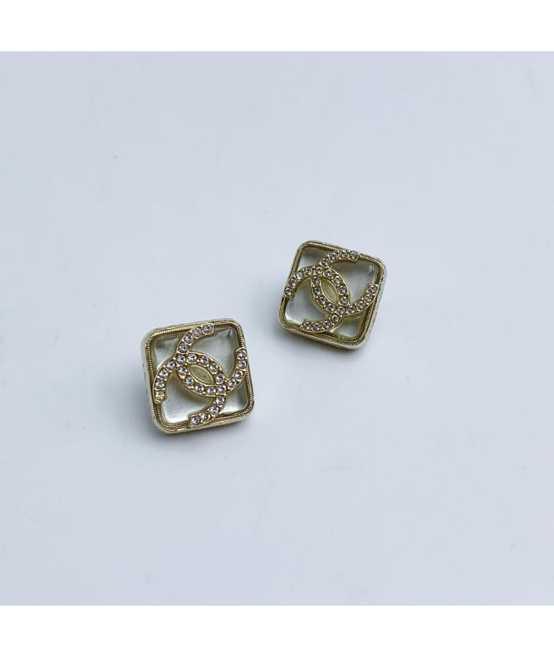 CHANEL Золотые серьги, фото 5