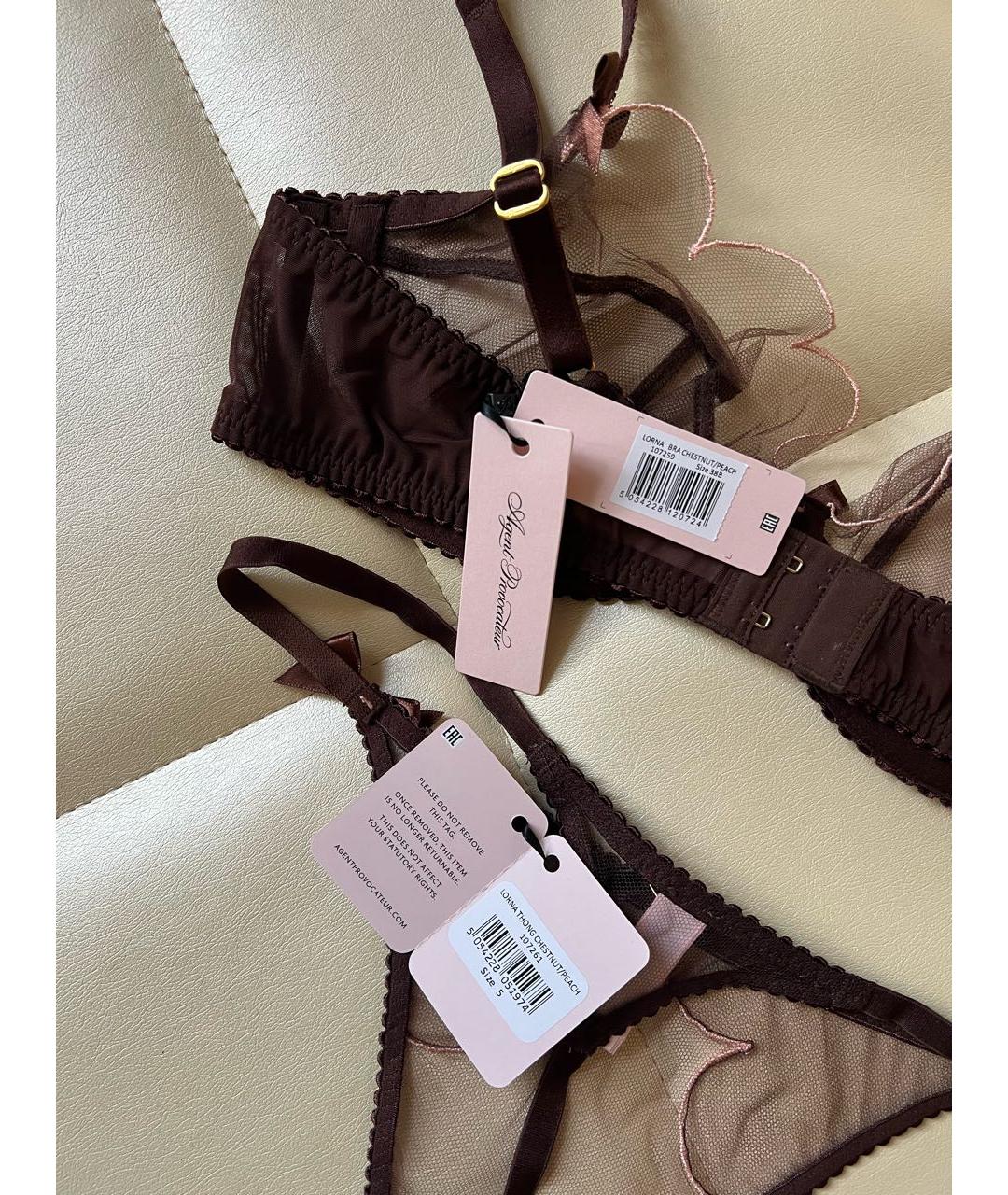 AGENT PROVOCATEUR Коричневый комплекты, фото 5