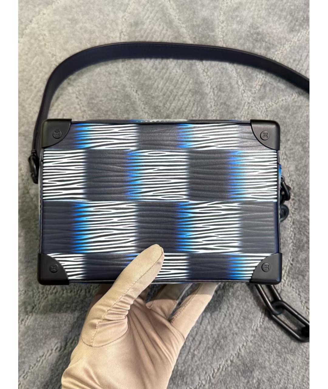 LOUIS VUITTON Синяя сумка через плечо, фото 4