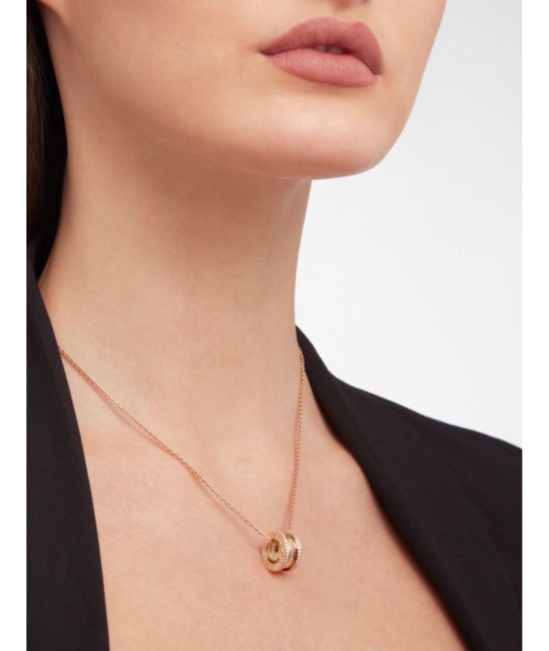 BVLGARI Золотое колье из розового золота, фото 4