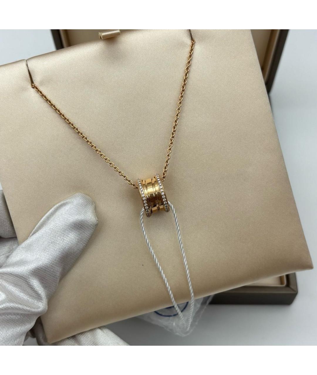 BVLGARI Золотое колье из розового золота, фото 3