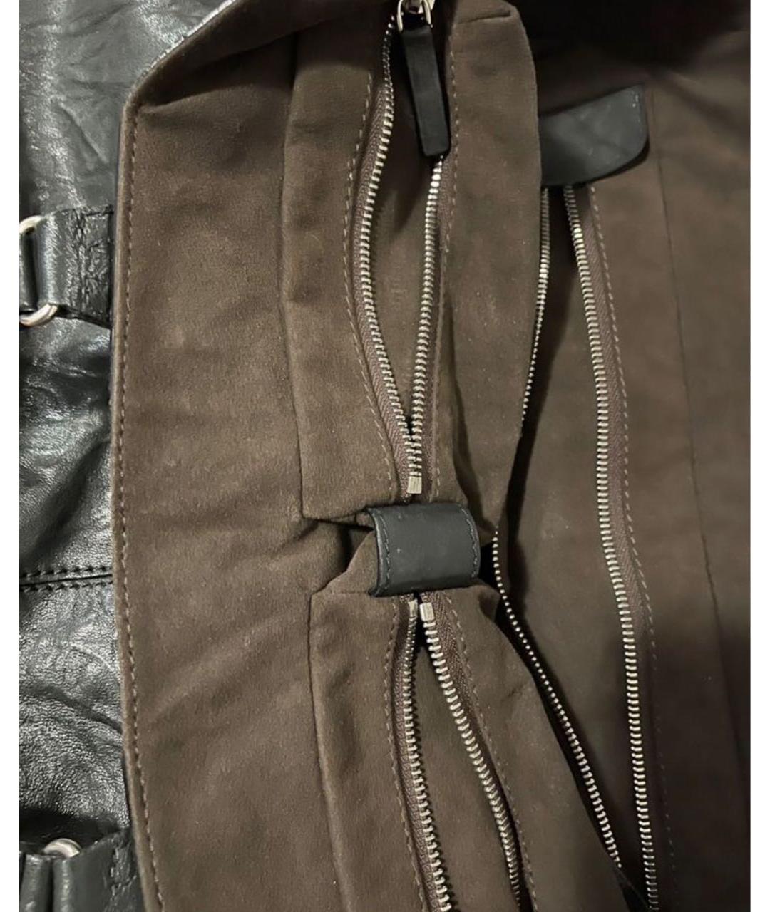 GIVENCHY Черная кожаная сумка тоут, фото 5
