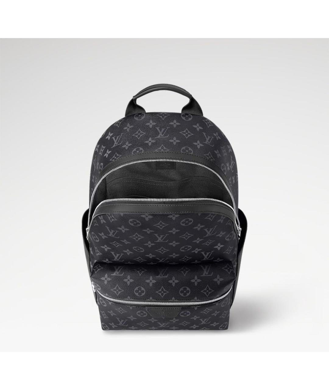 LOUIS VUITTON Серый кожаный рюкзак, фото 6