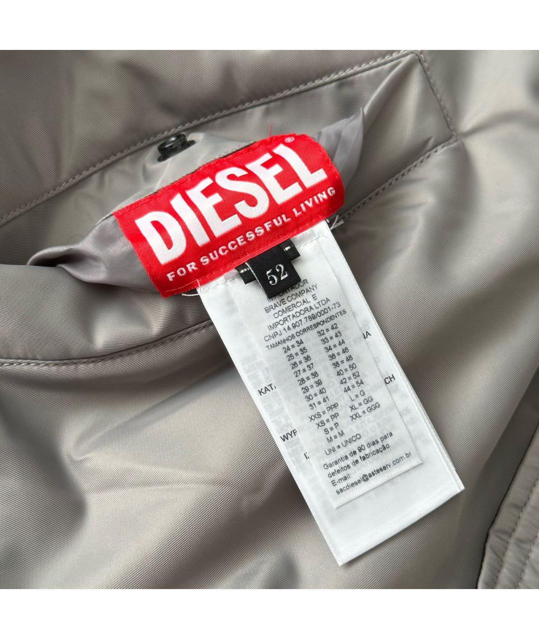 DIESEL Черная нейлоновая куртка, фото 7