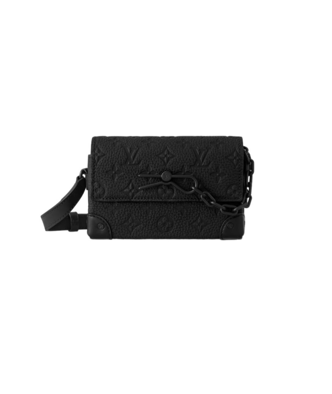 LOUIS VUITTON Черная сумка через плечо, фото 6
