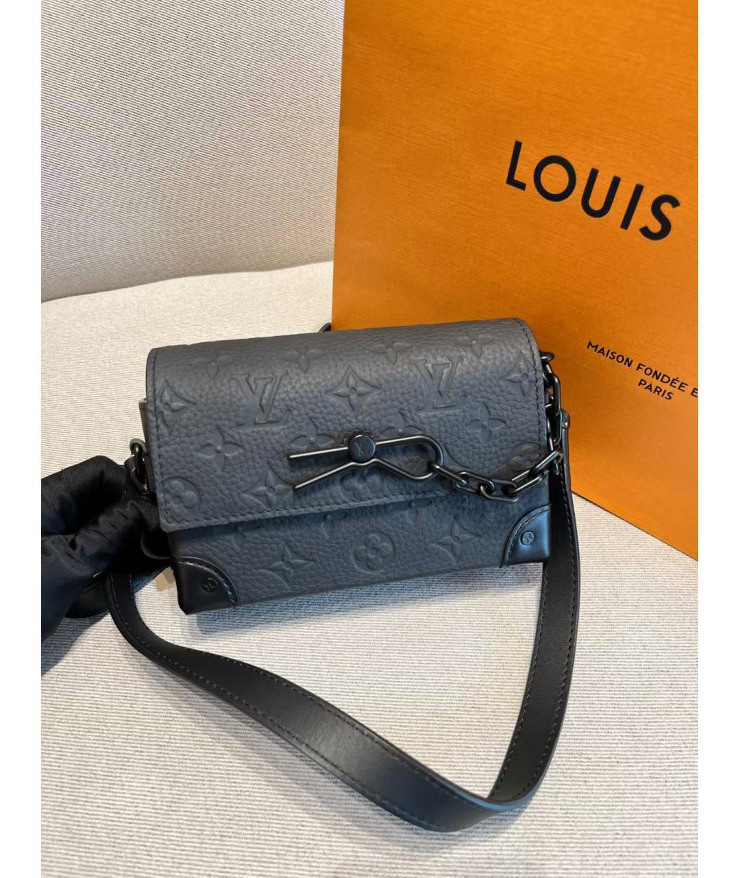 LOUIS VUITTON Черная сумка через плечо, фото 2