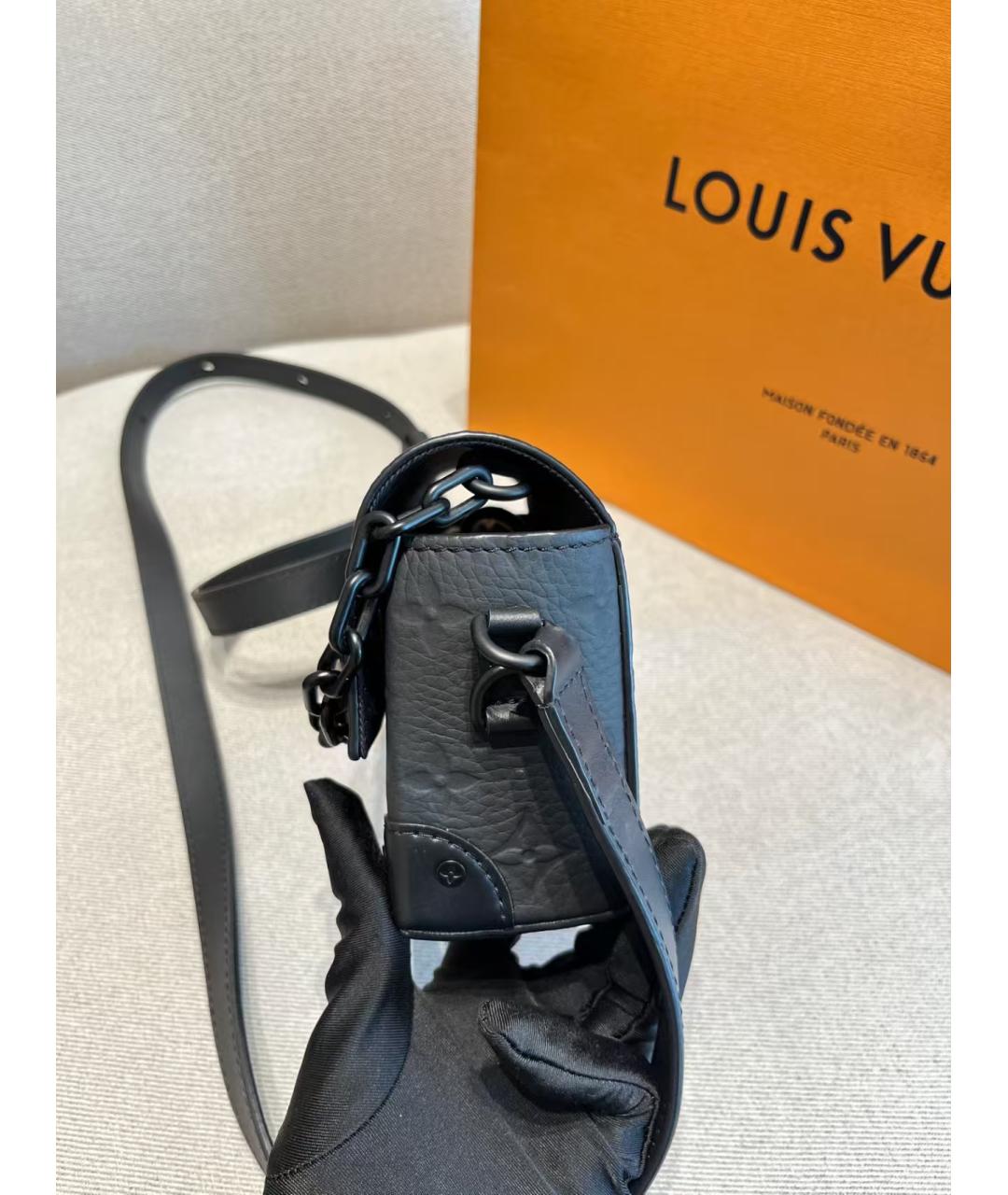 LOUIS VUITTON Черная сумка через плечо, фото 3