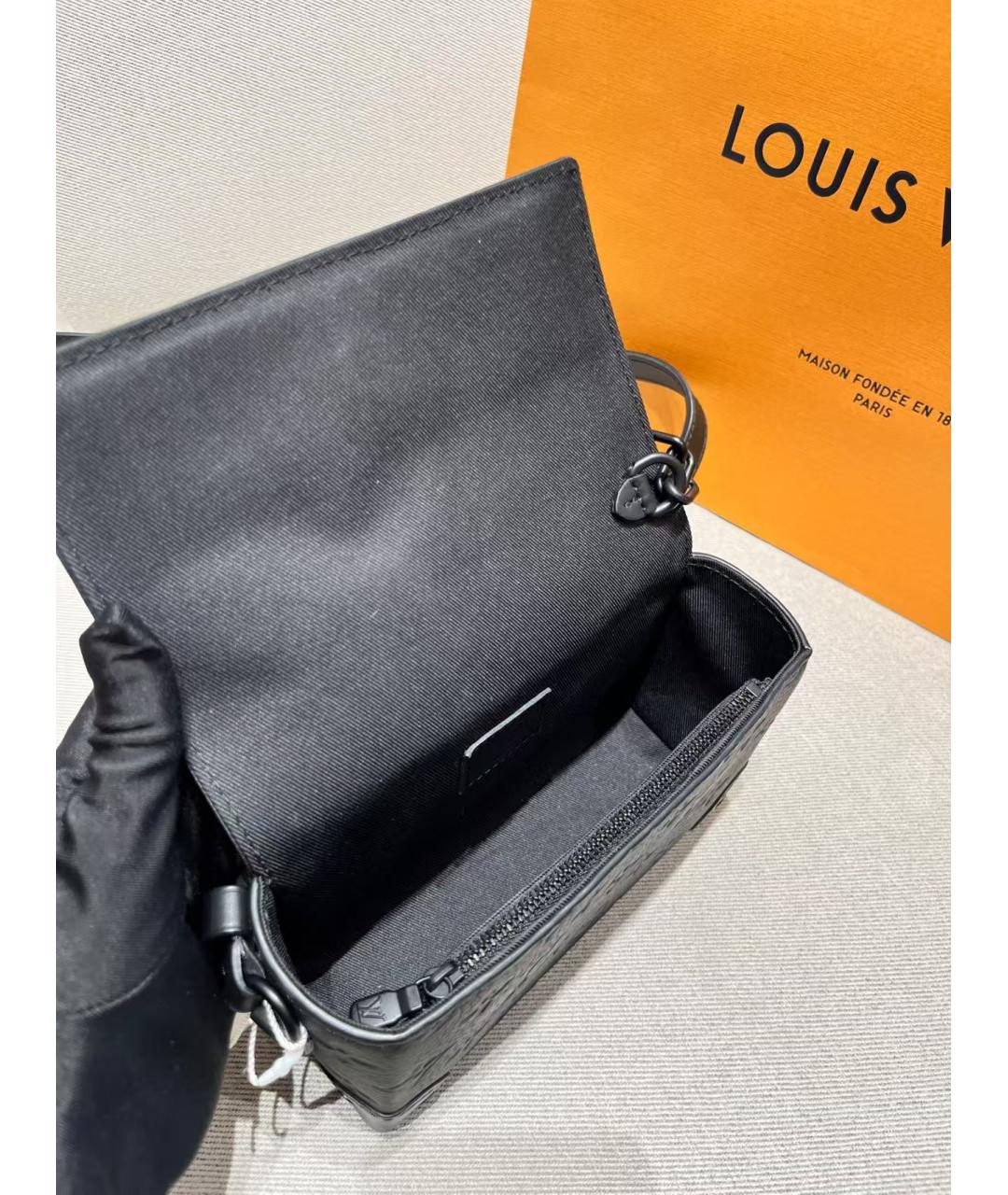LOUIS VUITTON Черная сумка через плечо, фото 4