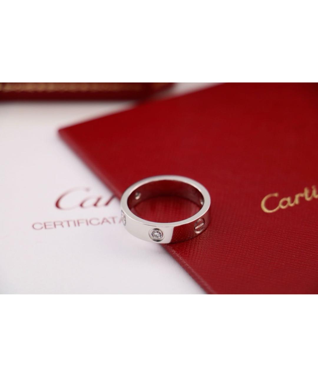 CARTIER Серебряное кольцо из белого золота, фото 5