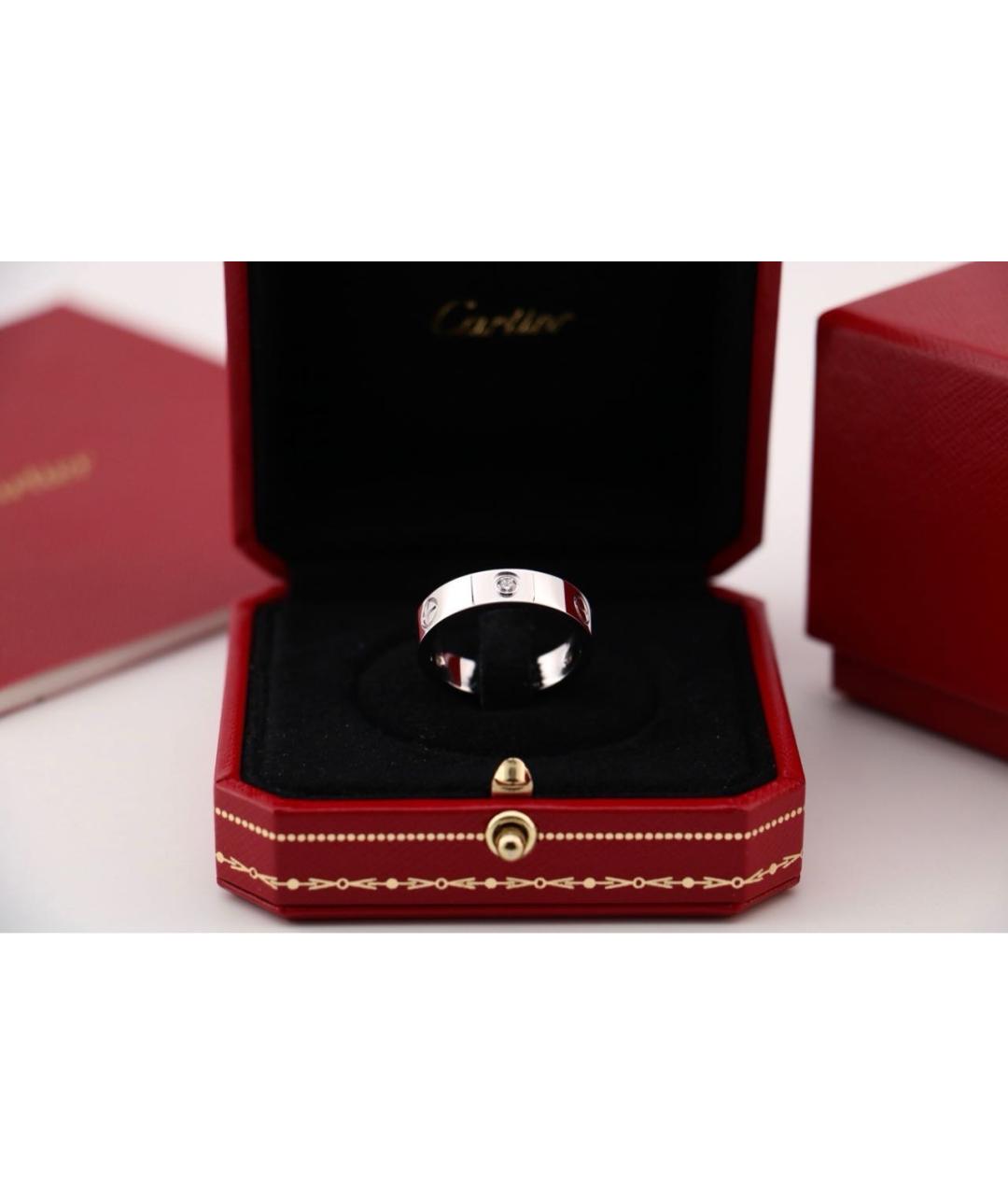 CARTIER Серебряное кольцо из белого золота, фото 3