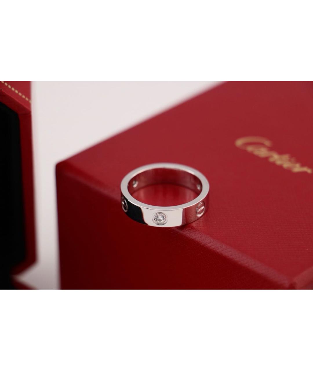 CARTIER Серебряное кольцо из белого золота, фото 4
