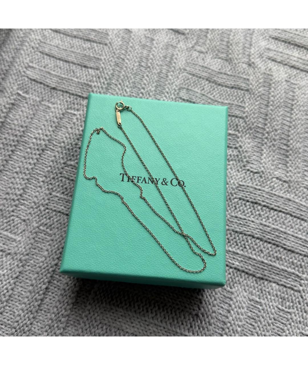 TIFFANY&CO Серебряная цепочка из белого золота, фото 6