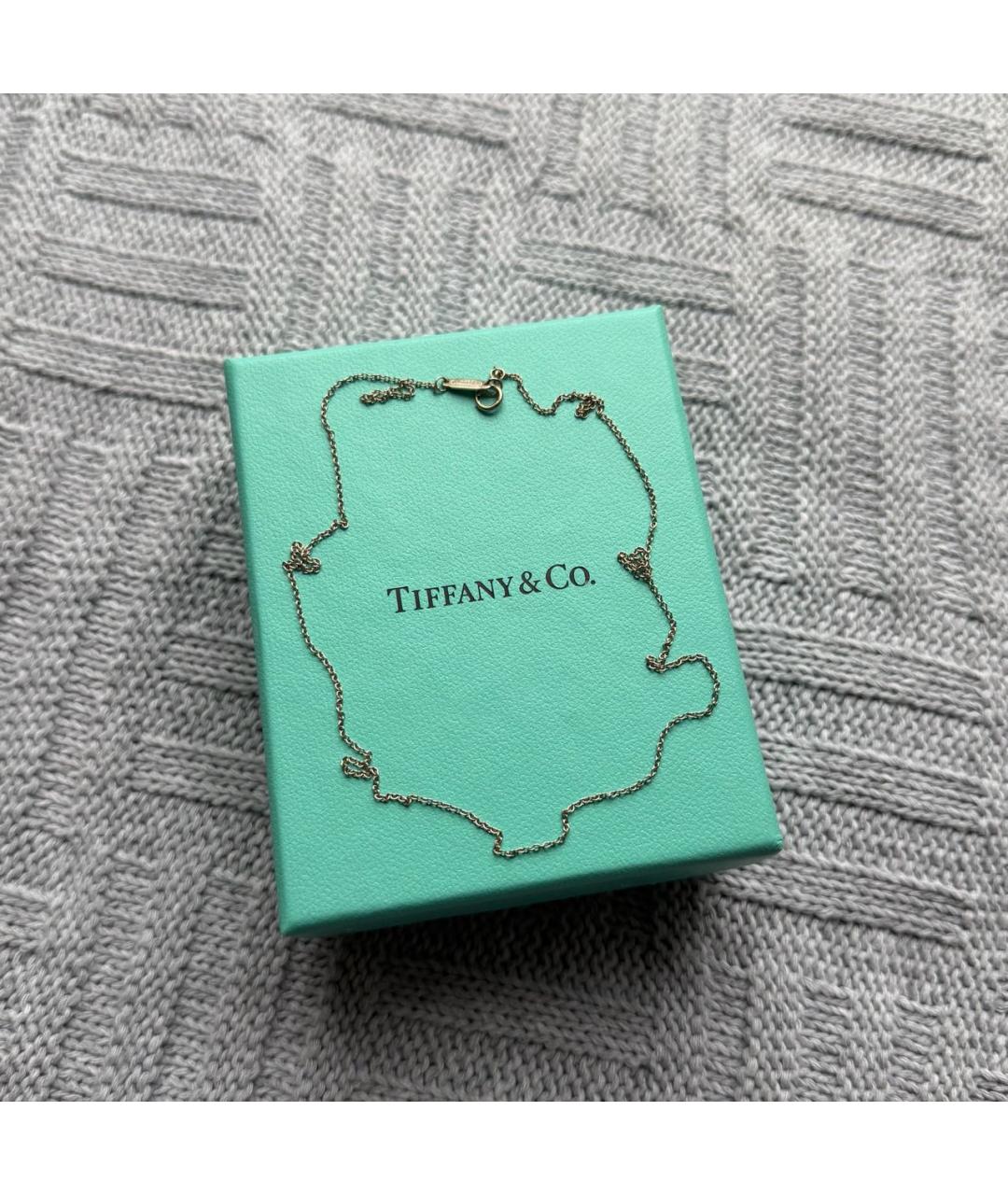 TIFFANY&CO Серебряная цепочка из белого золота, фото 2