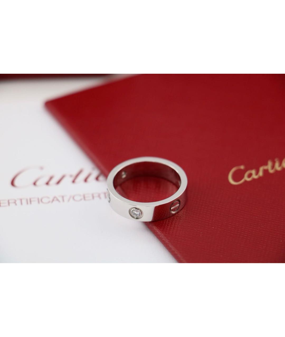 CARTIER Серебряное кольцо из белого золота, фото 6