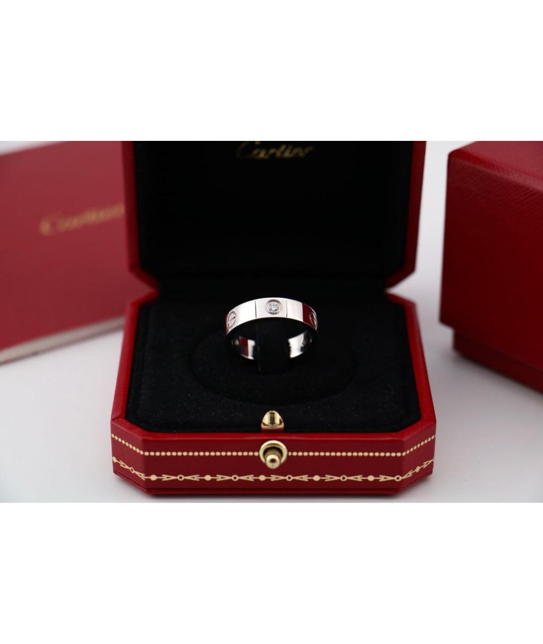 CARTIER Серебряное кольцо из белого золота, фото 3