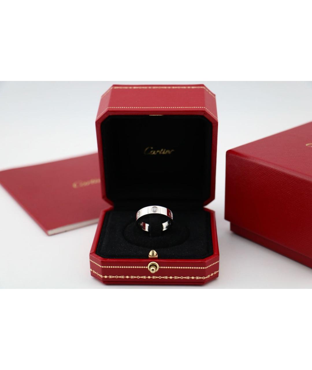 CARTIER Серебряное кольцо из белого золота, фото 2