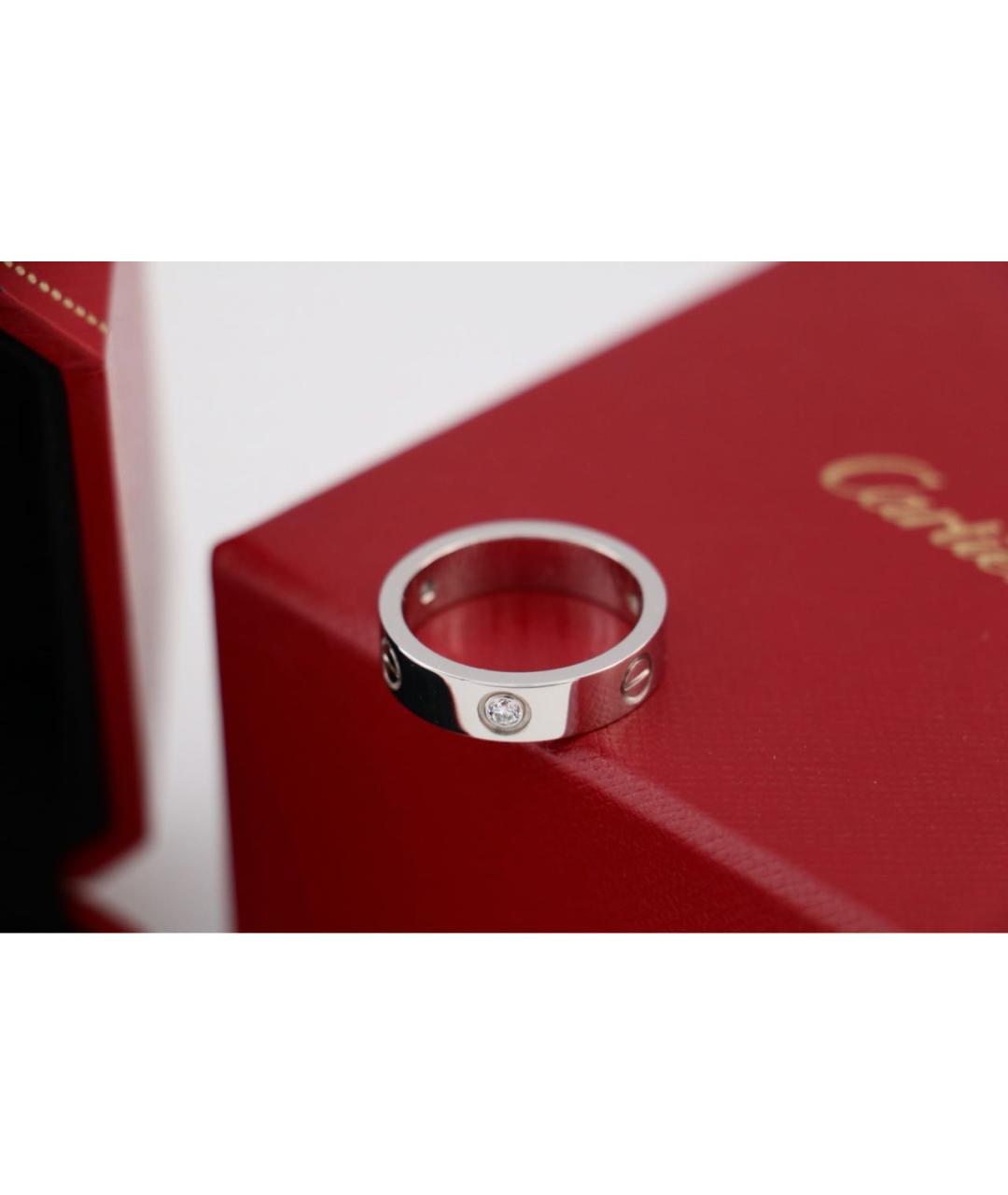 CARTIER Серебряное кольцо из белого золота, фото 4
