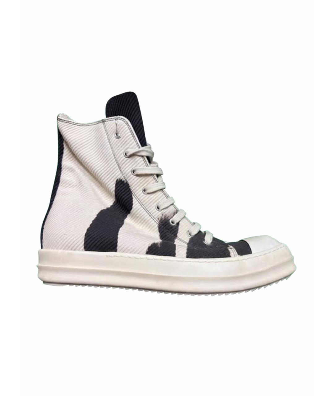 RICK OWENS DRKSHDW Мульти текстильные высокие кроссовки / кеды, фото 1