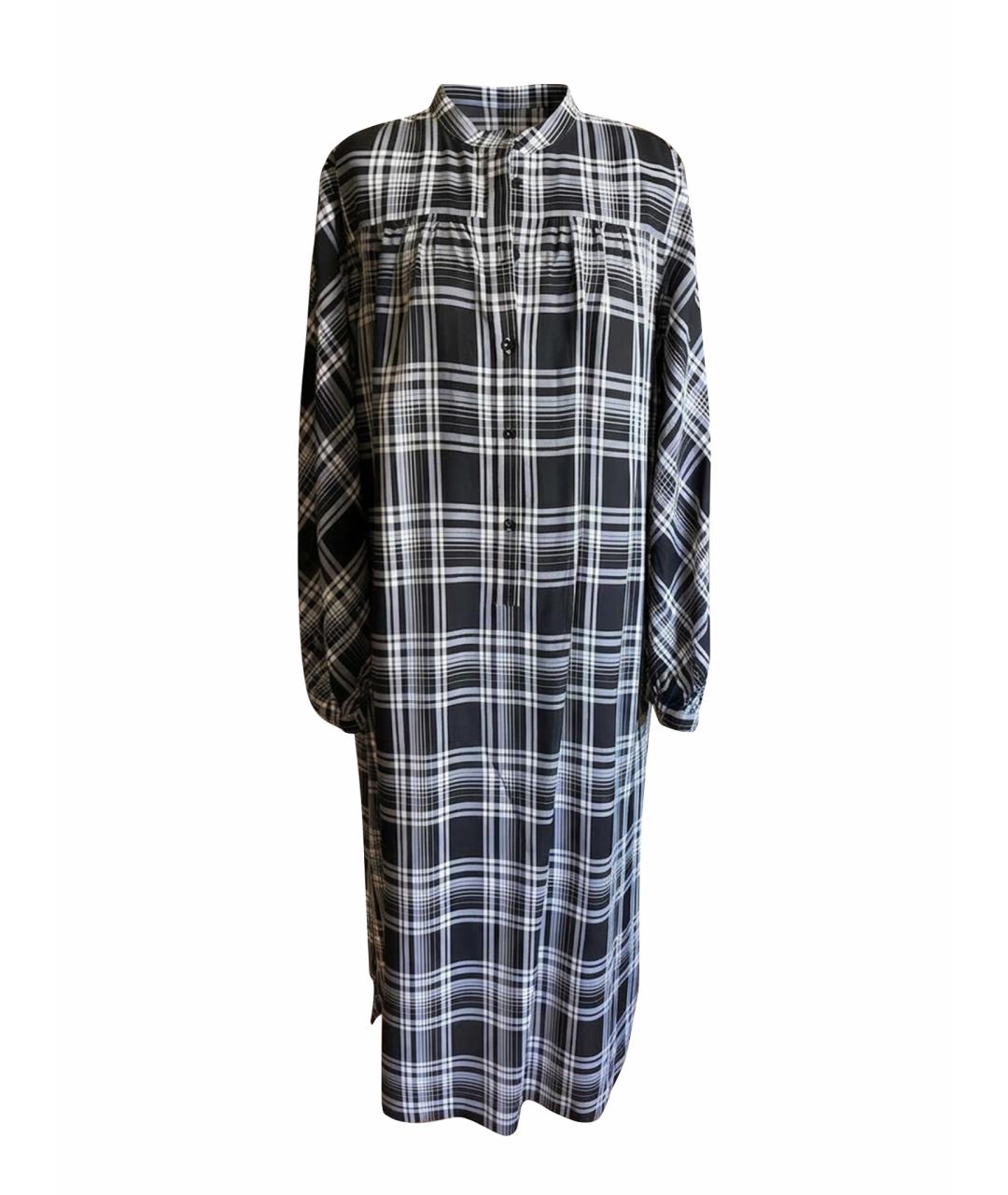 WEEKEND MAX MARA Черное вискозное повседневное платье, фото 1