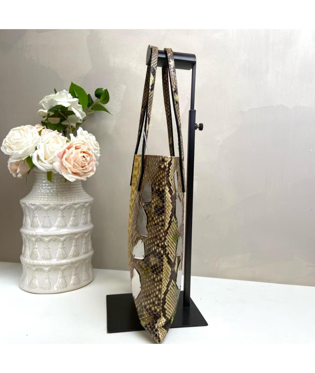 FENDI Мульти сумка тоут из кожи питона, фото 3
