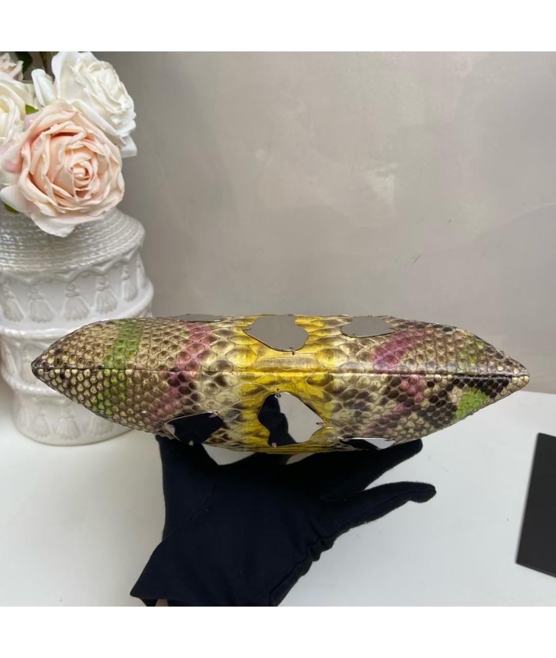 FENDI Мульти сумка тоут из кожи питона, фото 4