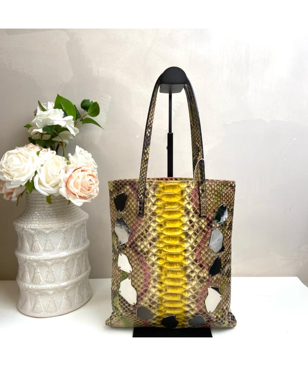 FENDI Мульти сумка тоут из кожи питона, фото 2