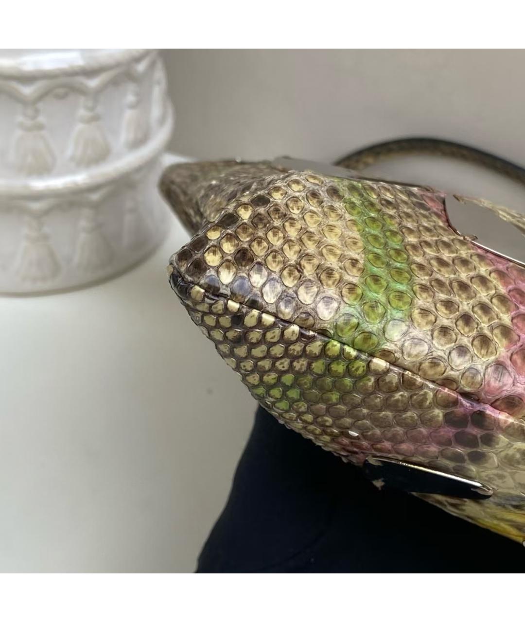 FENDI Мульти сумка тоут из кожи питона, фото 5