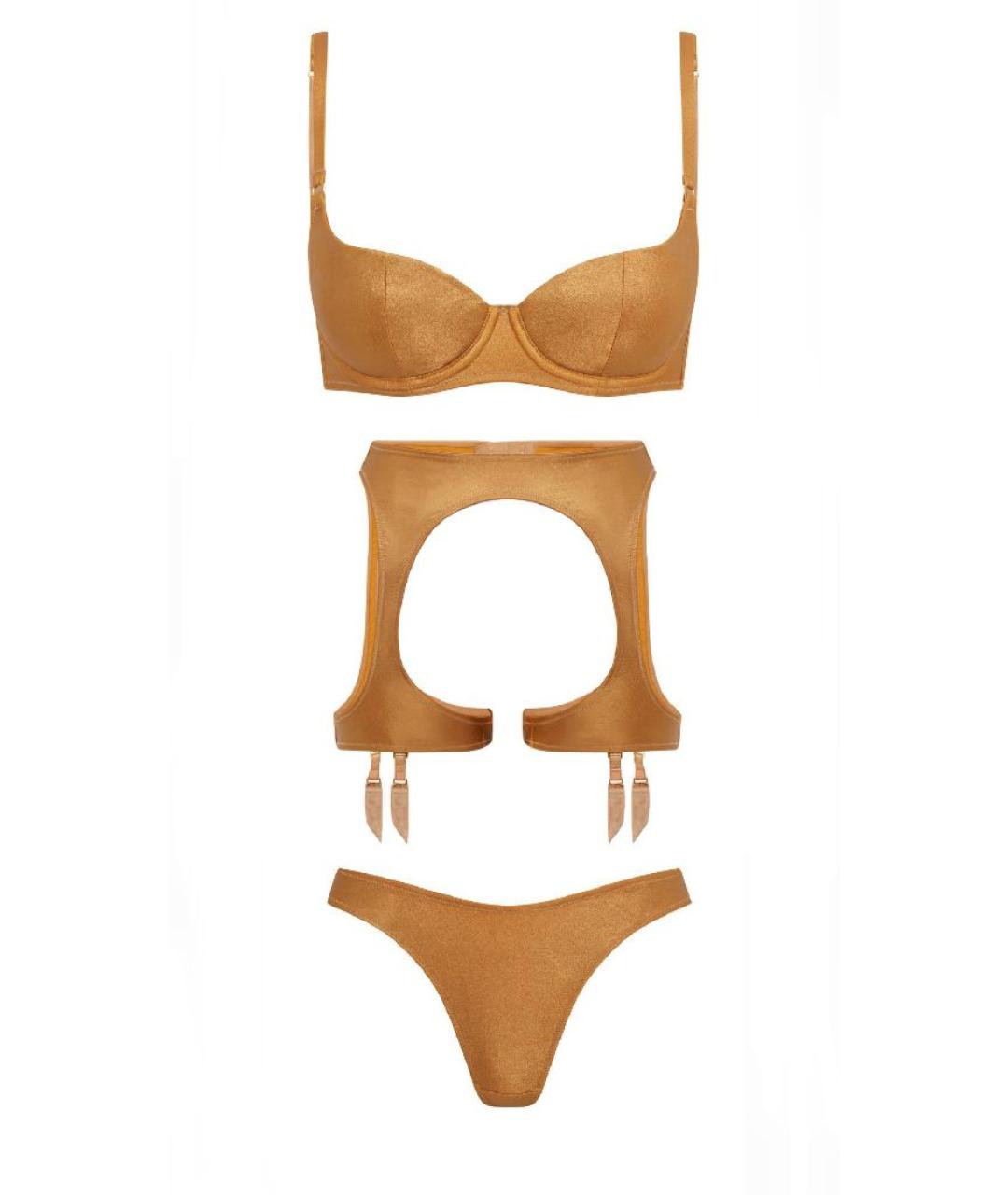 AGENT PROVOCATEUR Золотой комплекты, фото 7