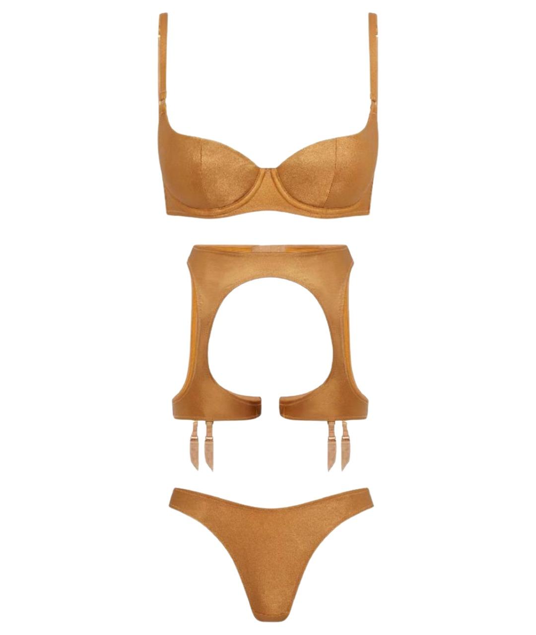 AGENT PROVOCATEUR Золотой комплекты, фото 1