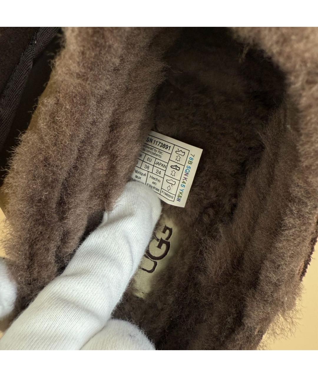 UGG Коричневые замшевые ботинки, фото 6