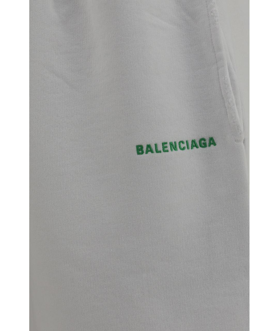 BALENCIAGA Белые хлопковые шорты, фото 3
