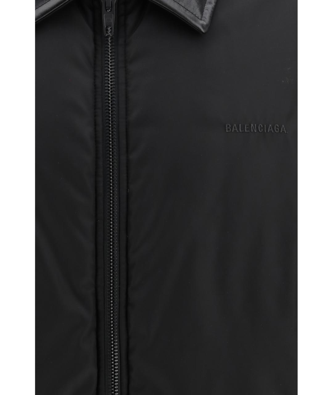 BALENCIAGA Черная полиамидовая куртка, фото 3