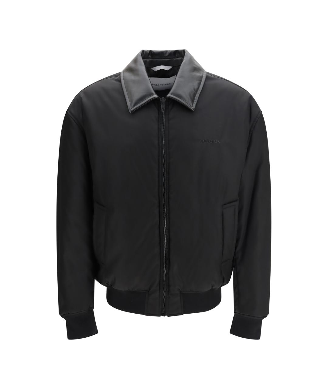 BALENCIAGA Черная полиамидовая куртка, фото 1