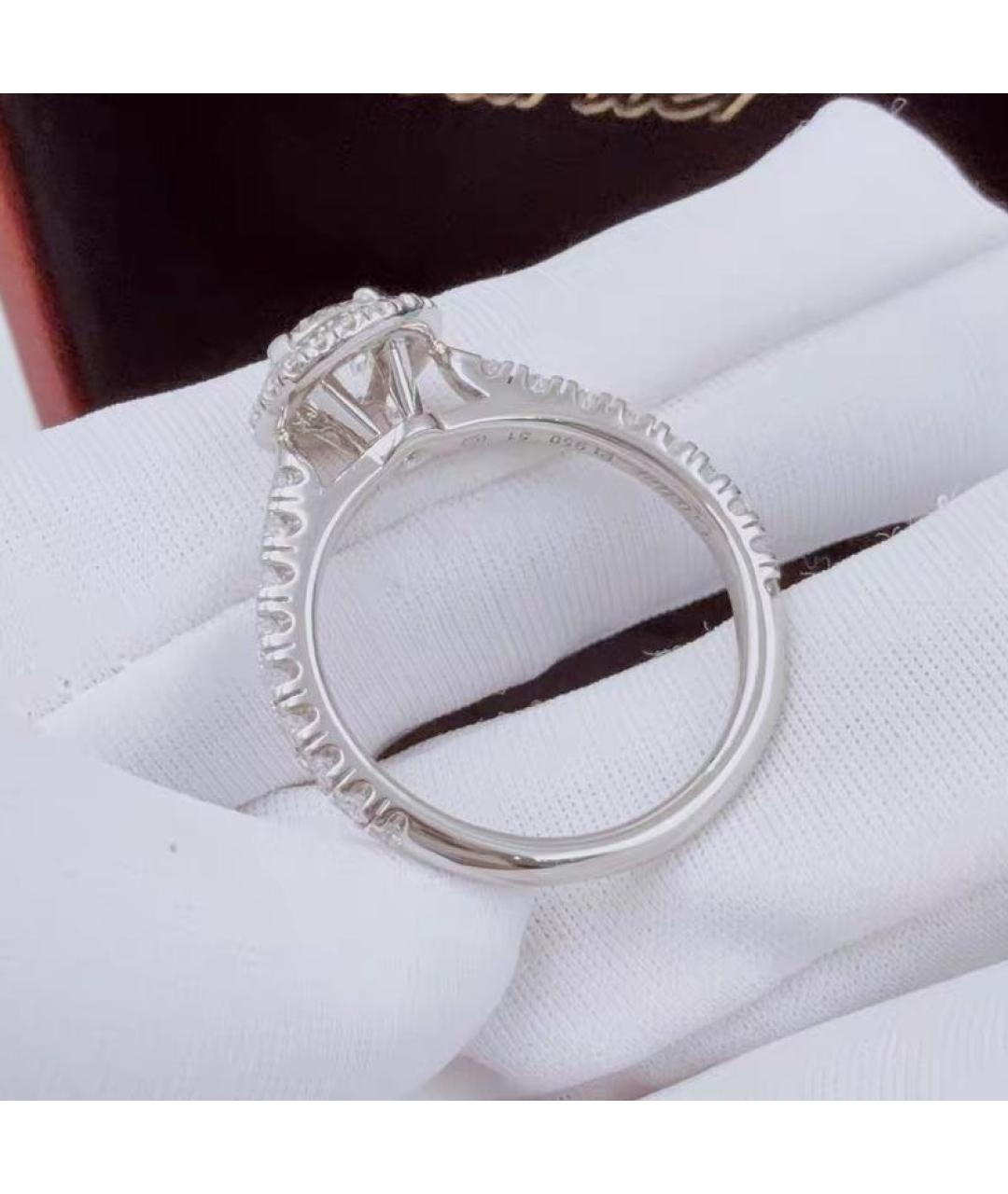 CARTIER Белое платиновое кольцо, фото 6