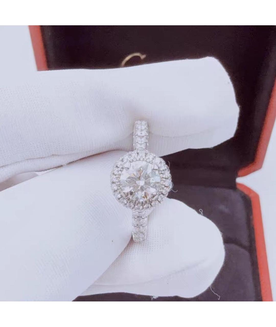 CARTIER Белое платиновое кольцо, фото 3
