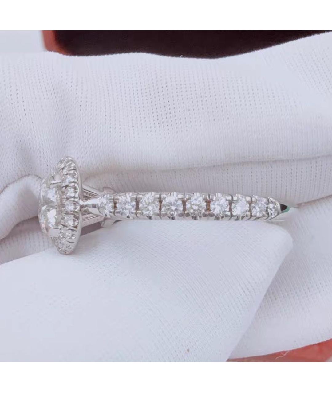 CARTIER Белое платиновое кольцо, фото 5