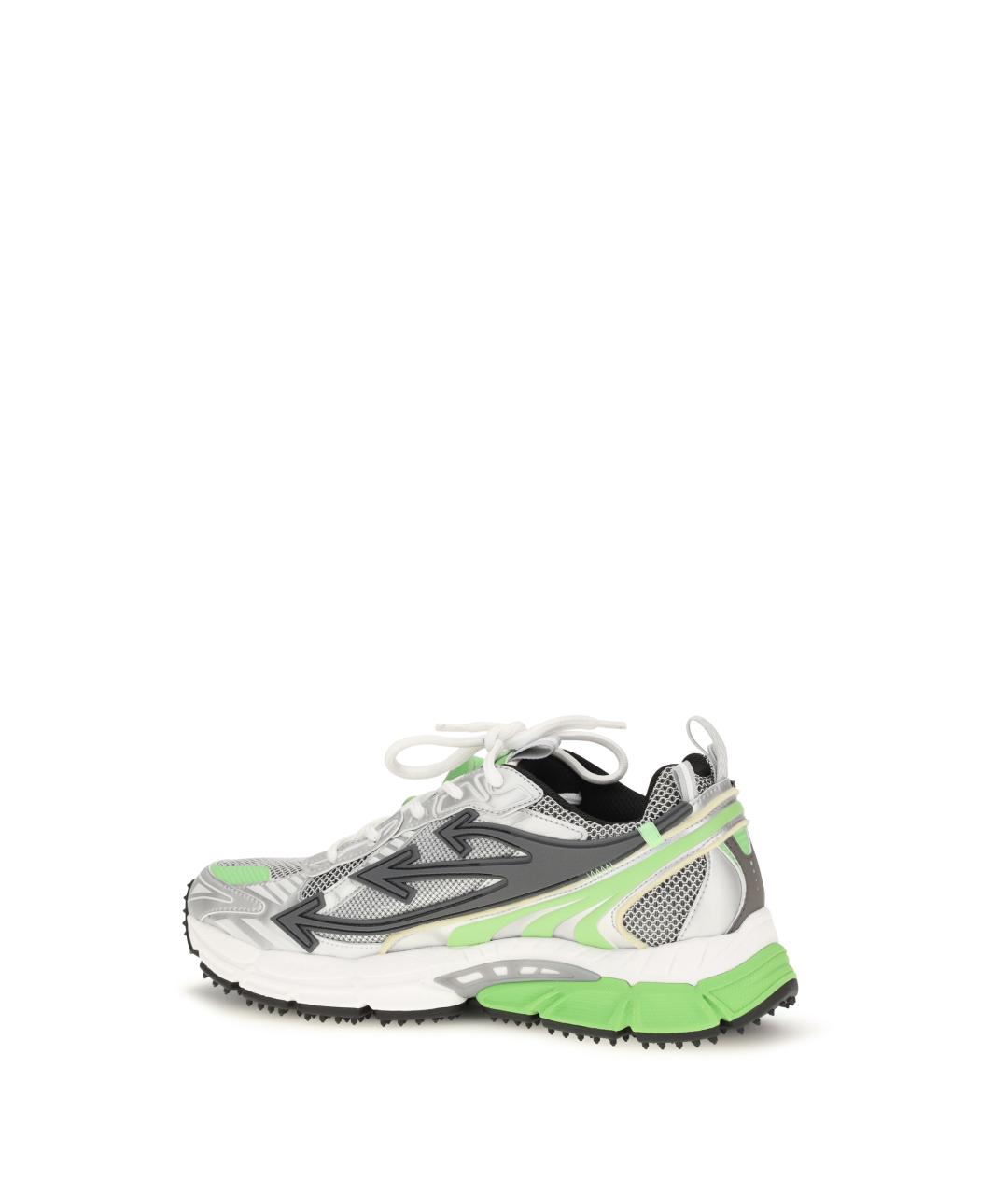 OFF-WHITE Мульти текстильные низкие кроссовки / кеды, фото 3