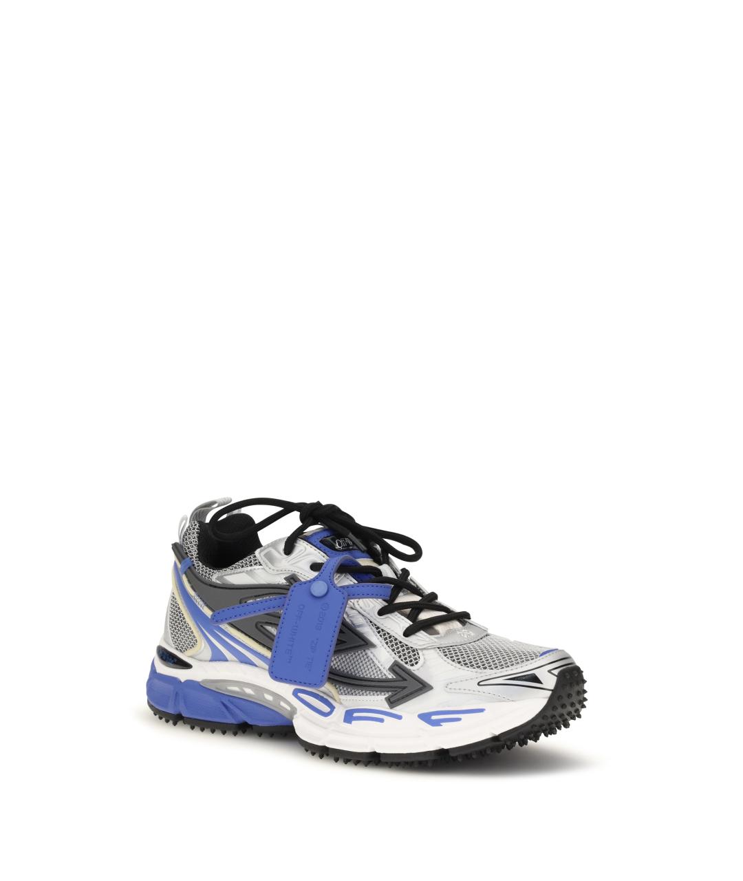 OFF-WHITE Мульти текстильные низкие кроссовки / кеды, фото 2