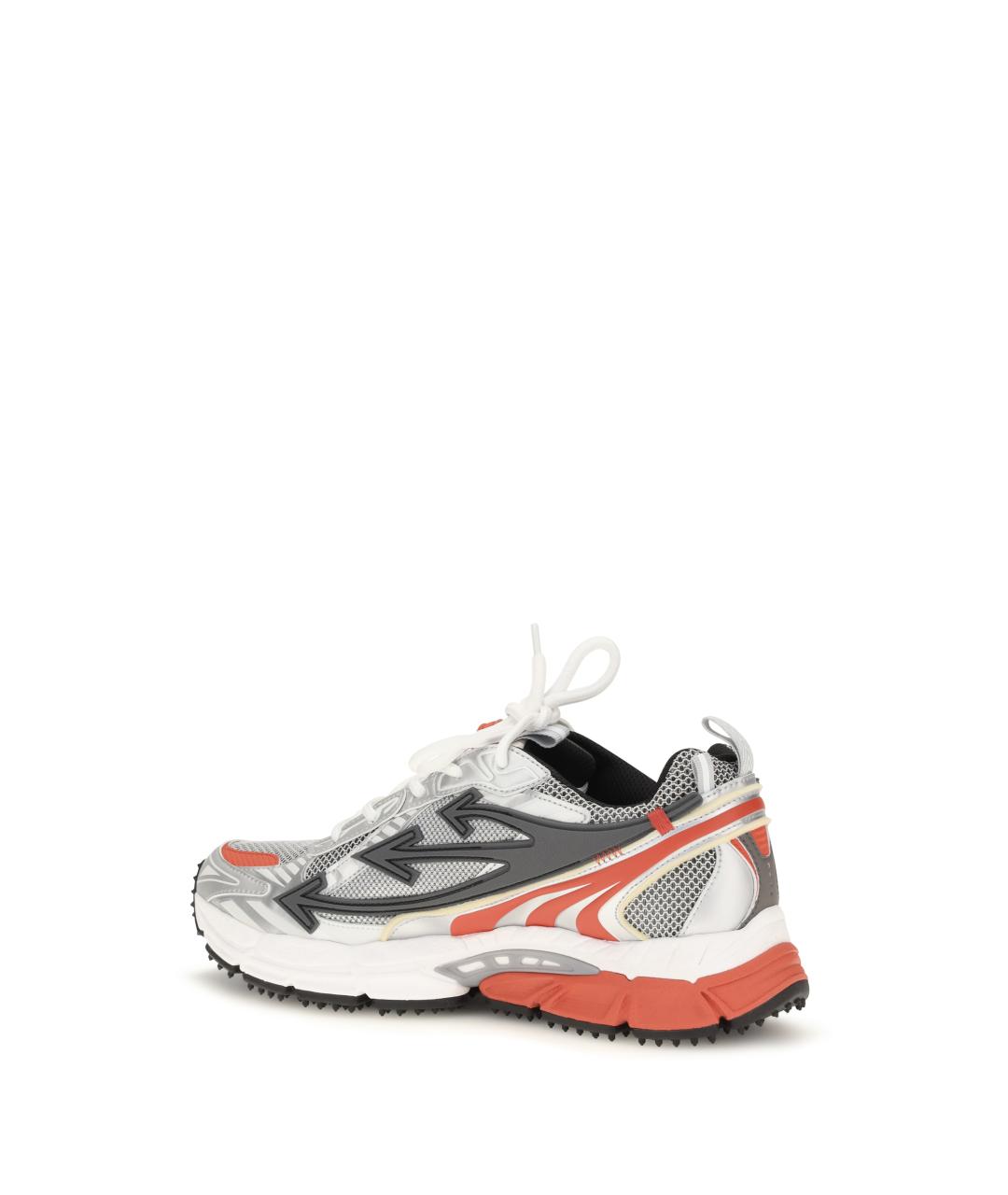 OFF-WHITE Мульти текстильные низкие кроссовки / кеды, фото 3